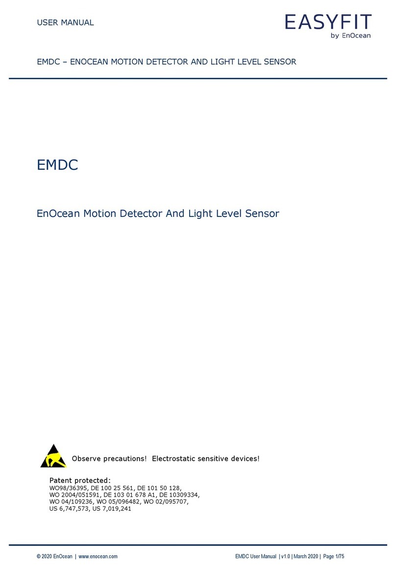 EnOcean Easyfit EMDC User manual