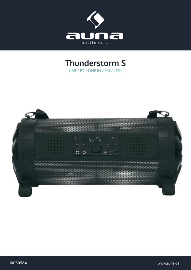 auna multimedia Thunderstorm S instructions