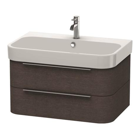DURAVIT Happy D.2 installation instructions