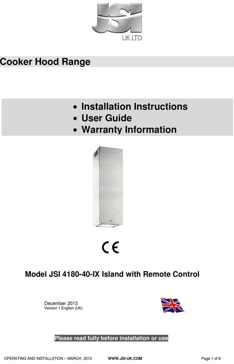 JSI 4180-40-IX Installation Instructions, User Guide, Warranty Information