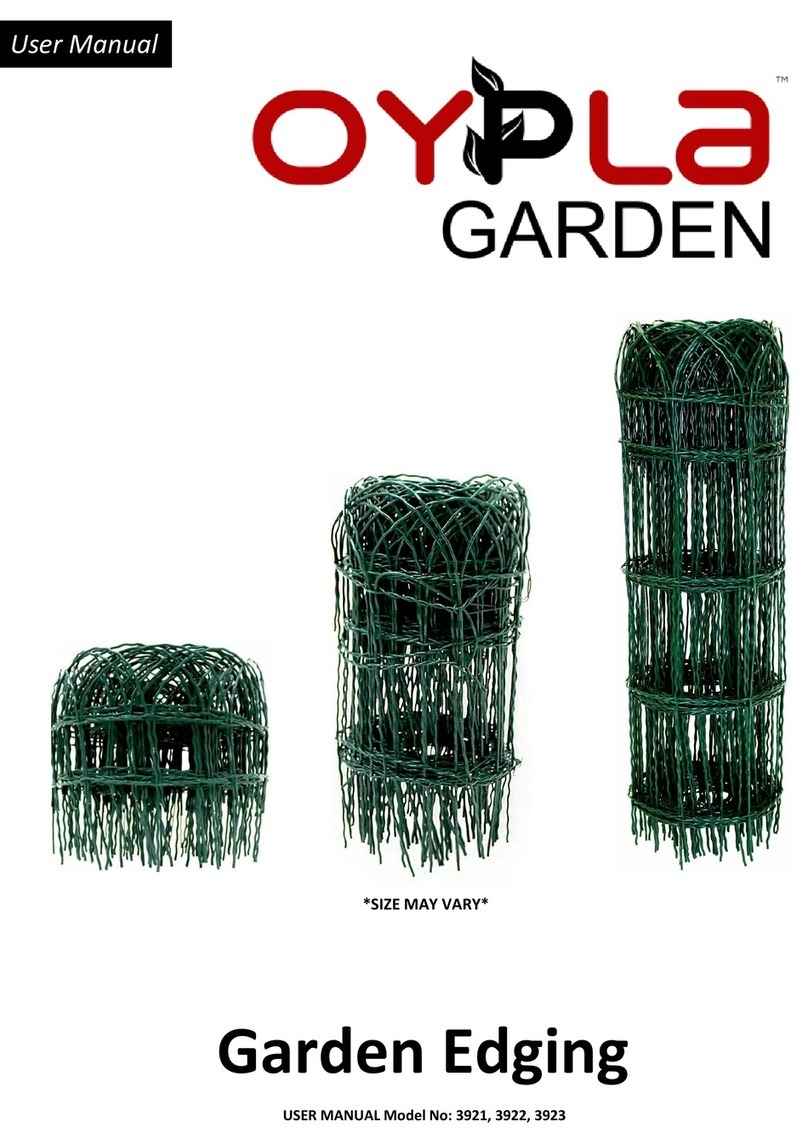 Oypla GARDEN 3921 user manual