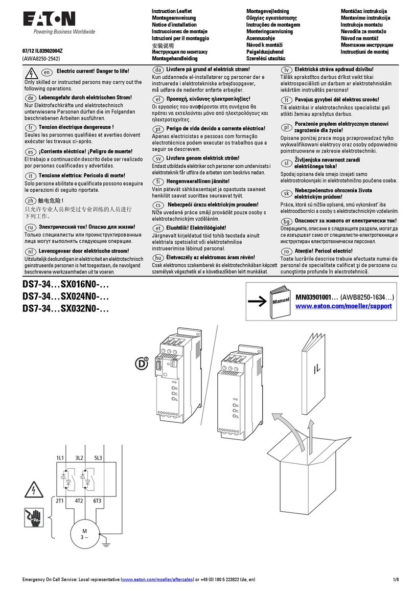 Eaton DS7-34 SX016N0 Series Manual