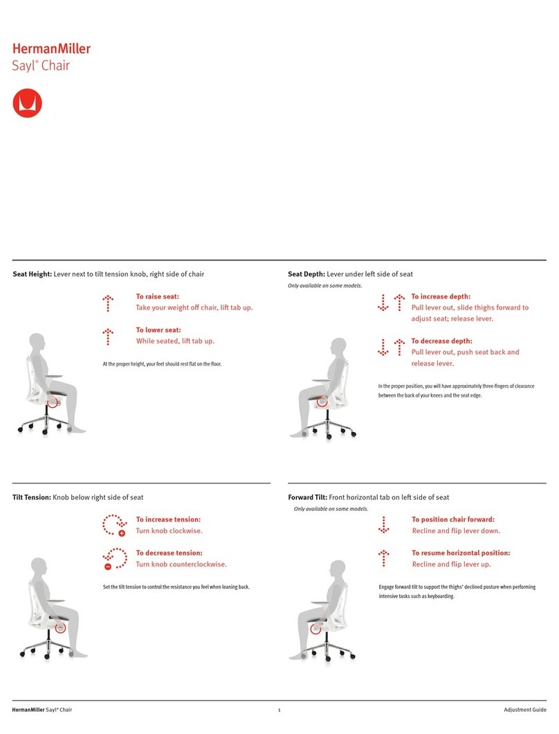 Herman Miller Sayl quick guide