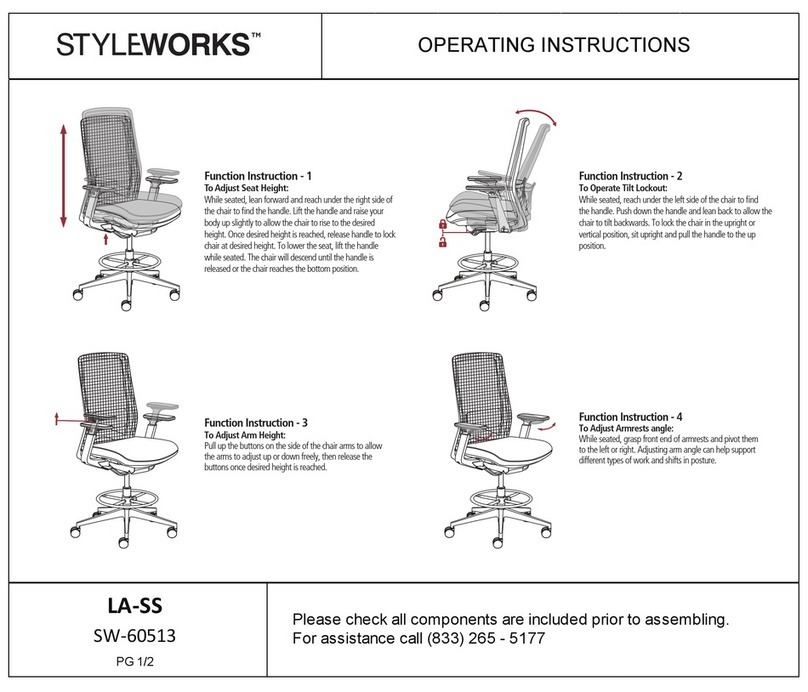 Styleworks LA-SS operating instructions