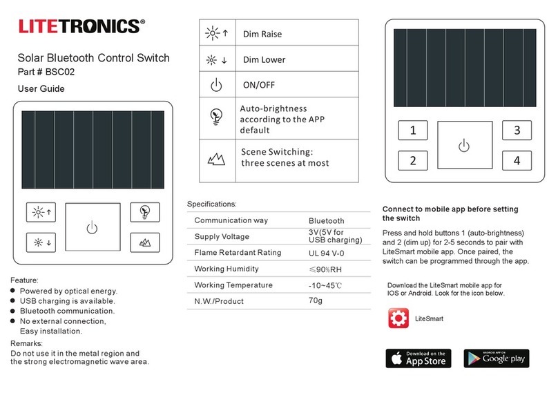 LITETRONICS BSC02 User manual