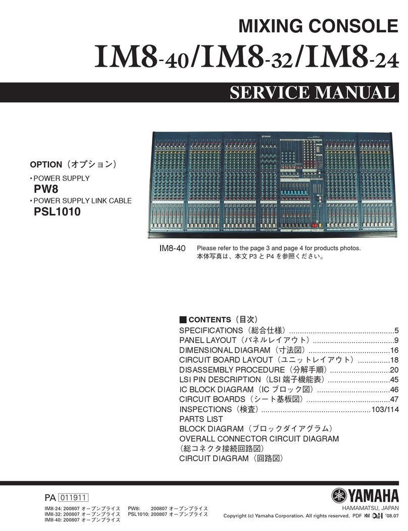 Yamaha IM8-32 Service manual