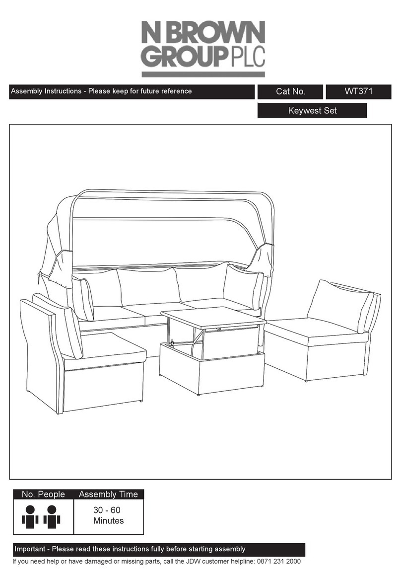 N Brown Group Keywest Set User manual