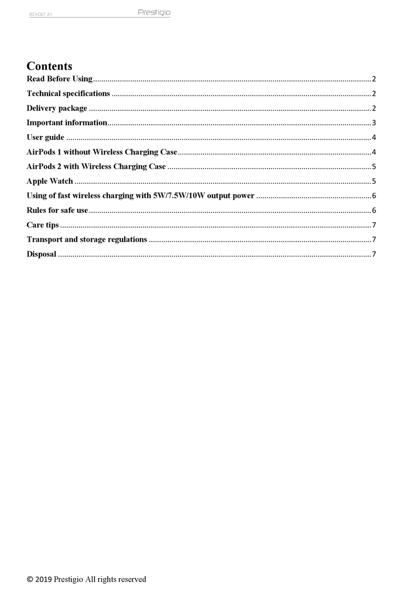 Prestigio REVOLT A1 User manual