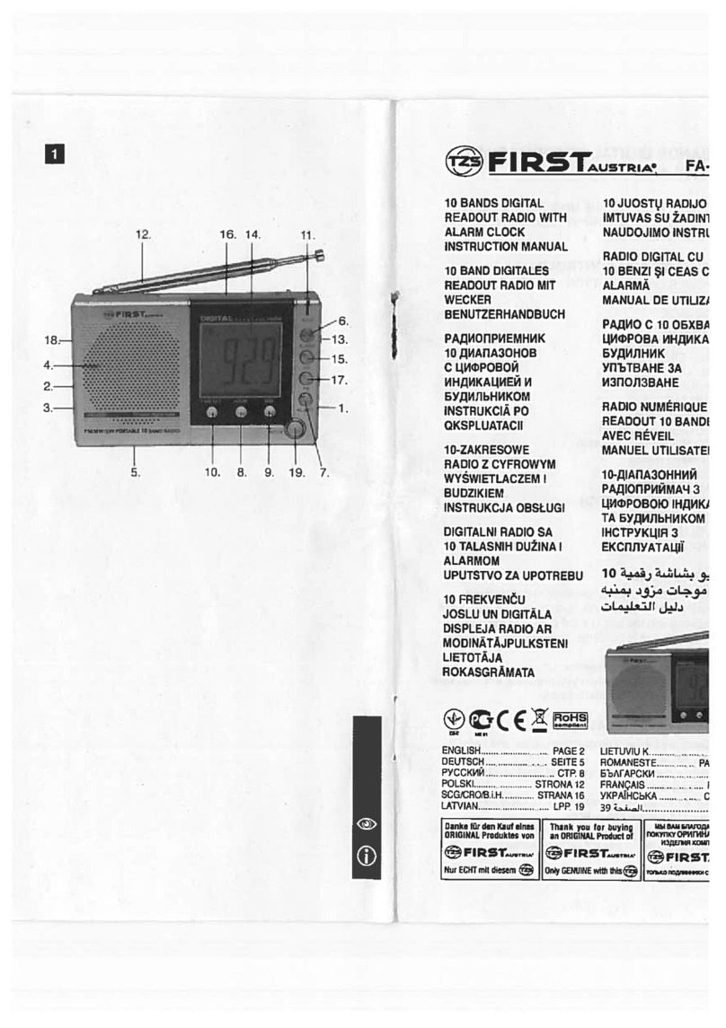 FIRST AUSTRIA FA-1235 manual