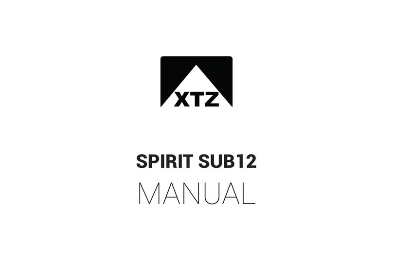 XTZ SPIRIT SUB12 manual