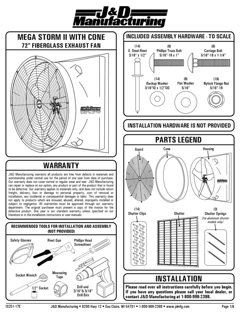 J&D MAnufacturing MEGA STORM II instruction manual J&D MAnufacturing MEGA STORM II instruction manual