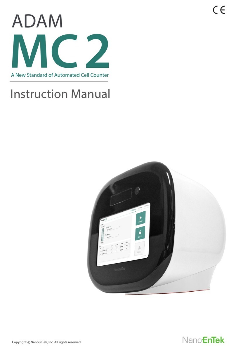 NanoEnTek ADAM MC2 User manual