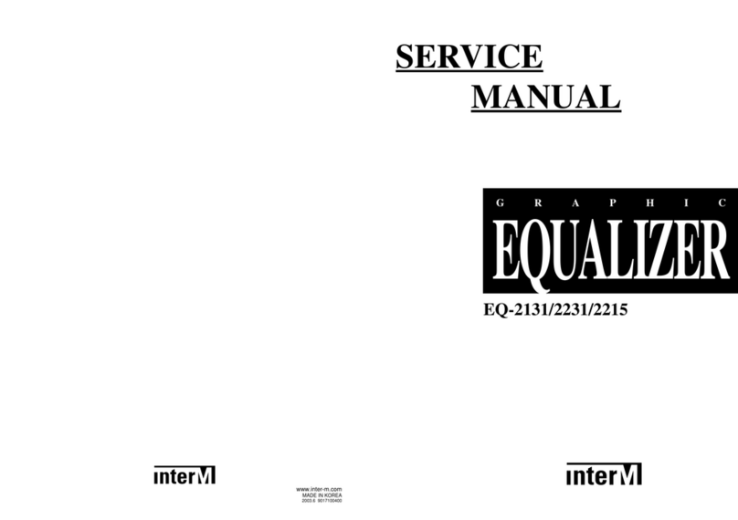 Inter-m EQ-2131 Service manual