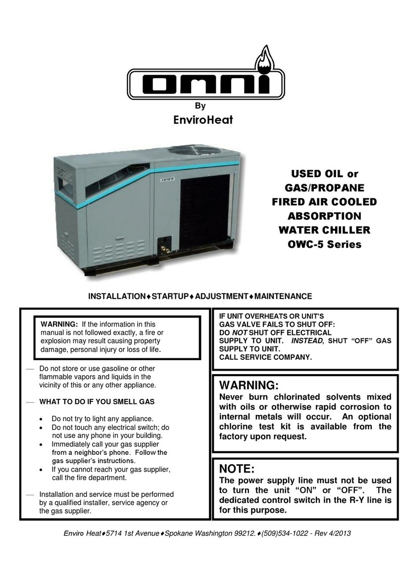 Enviroheat OMNI OWC-5 Series Installation start-up maintenance Enviroheat OMNI OWC-5 Series Installation start-up maintenance
