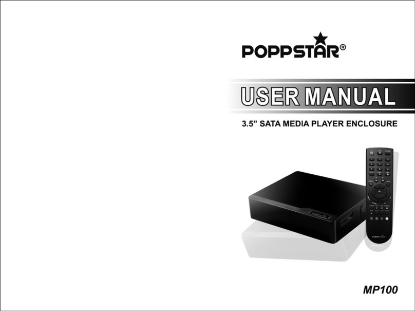 Poppstar MP100 User manual