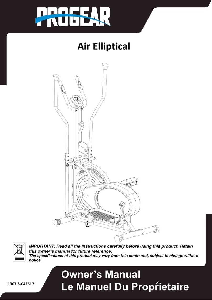 ProGear Air Elliptical 1307 owner's manual ProGear Air Elliptical 1307 owner's manual