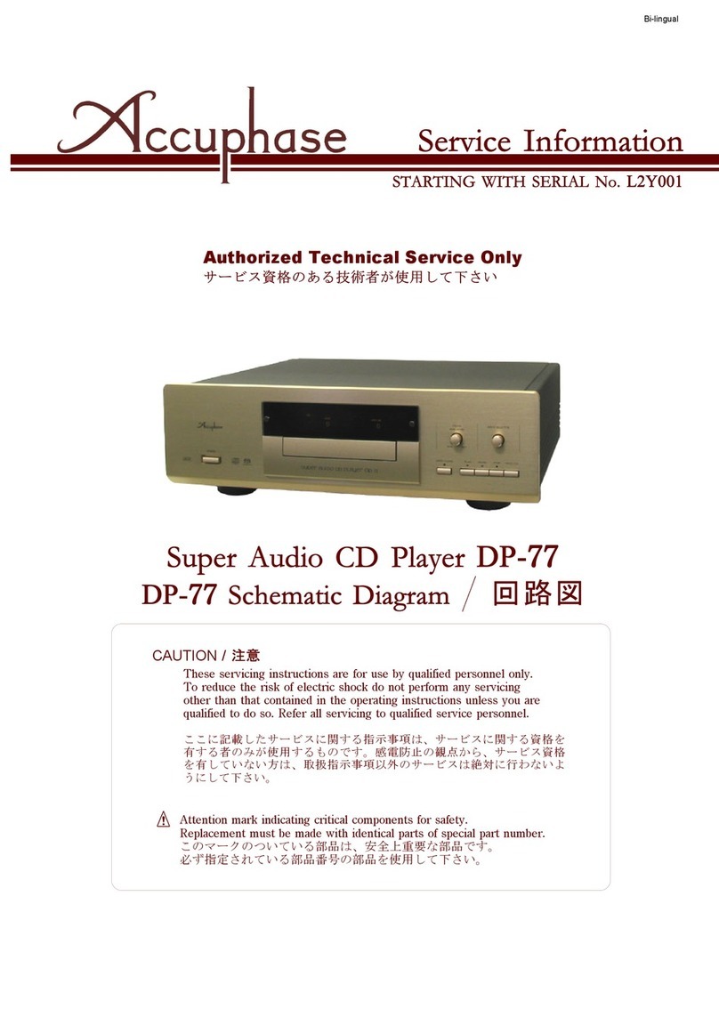 Accuphase DP-77 Service information