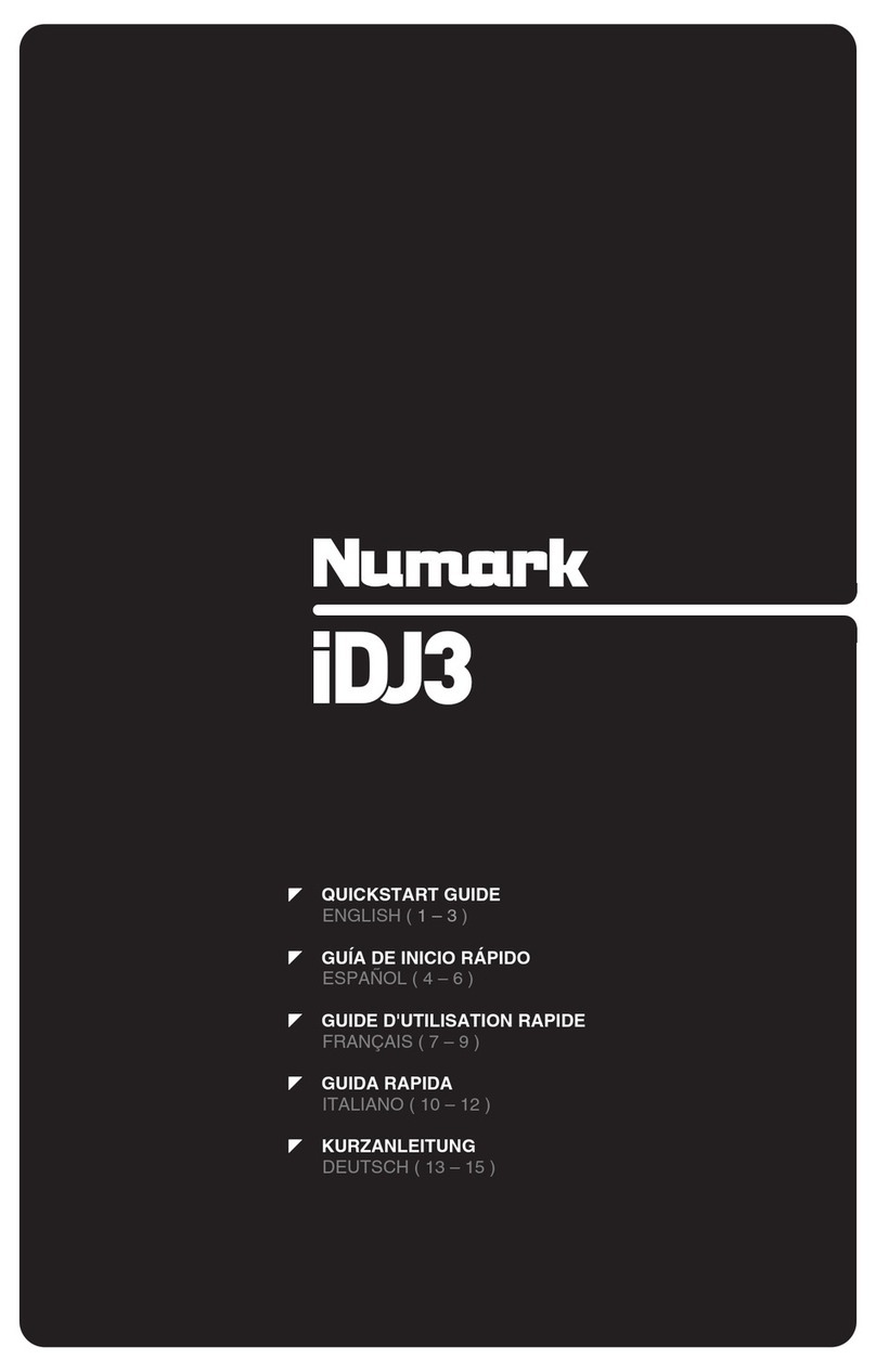 Numark iDJ3 User manual