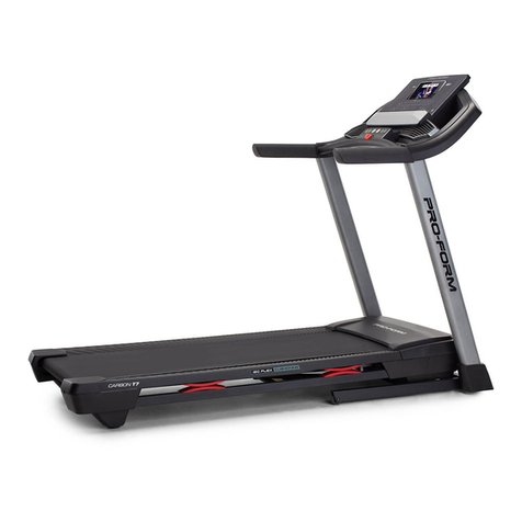 Pro-Form CARBON T7 User manual