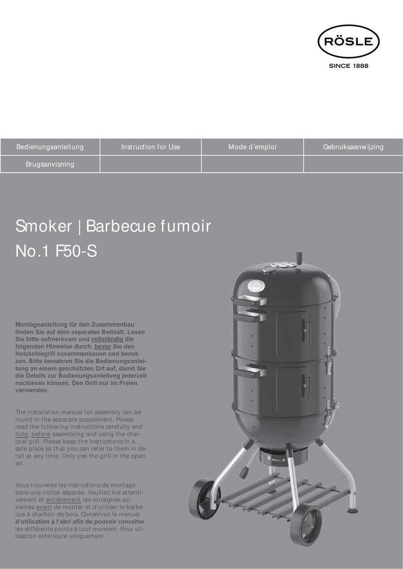 Rosle No.1 F50-S Instructions for use