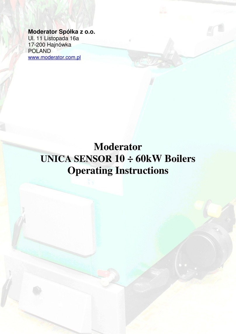 Moderator UNICA SENSOR 10 kW operating instructions