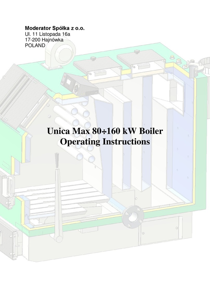 Moderator Unica Max 80 kW operating instructions Moderator Unica Max 80 kW operating instructions