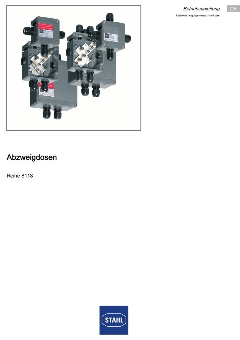 Stahl 8118 Series operating instructions