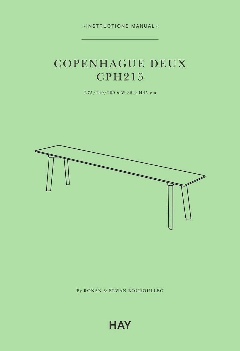 Hay COPENHAGUE DEUX CPH215 User manual