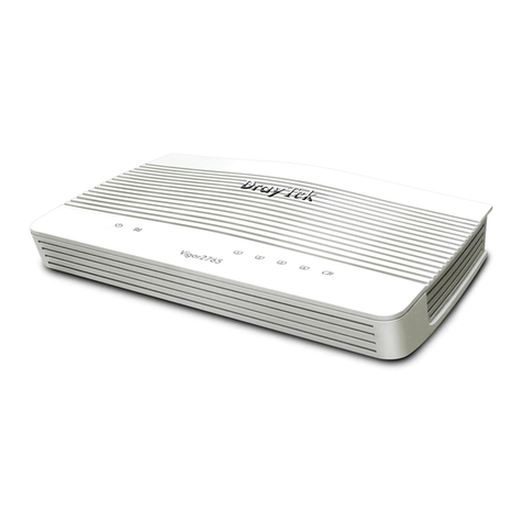 Draytek Vigor 2765 Series User manual