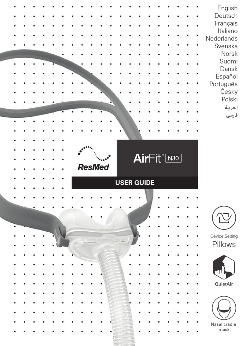 ResMed AirFit N30 User manual ResMed AirFit N30 User manual