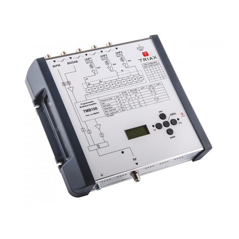Triax TMB 100 User manual