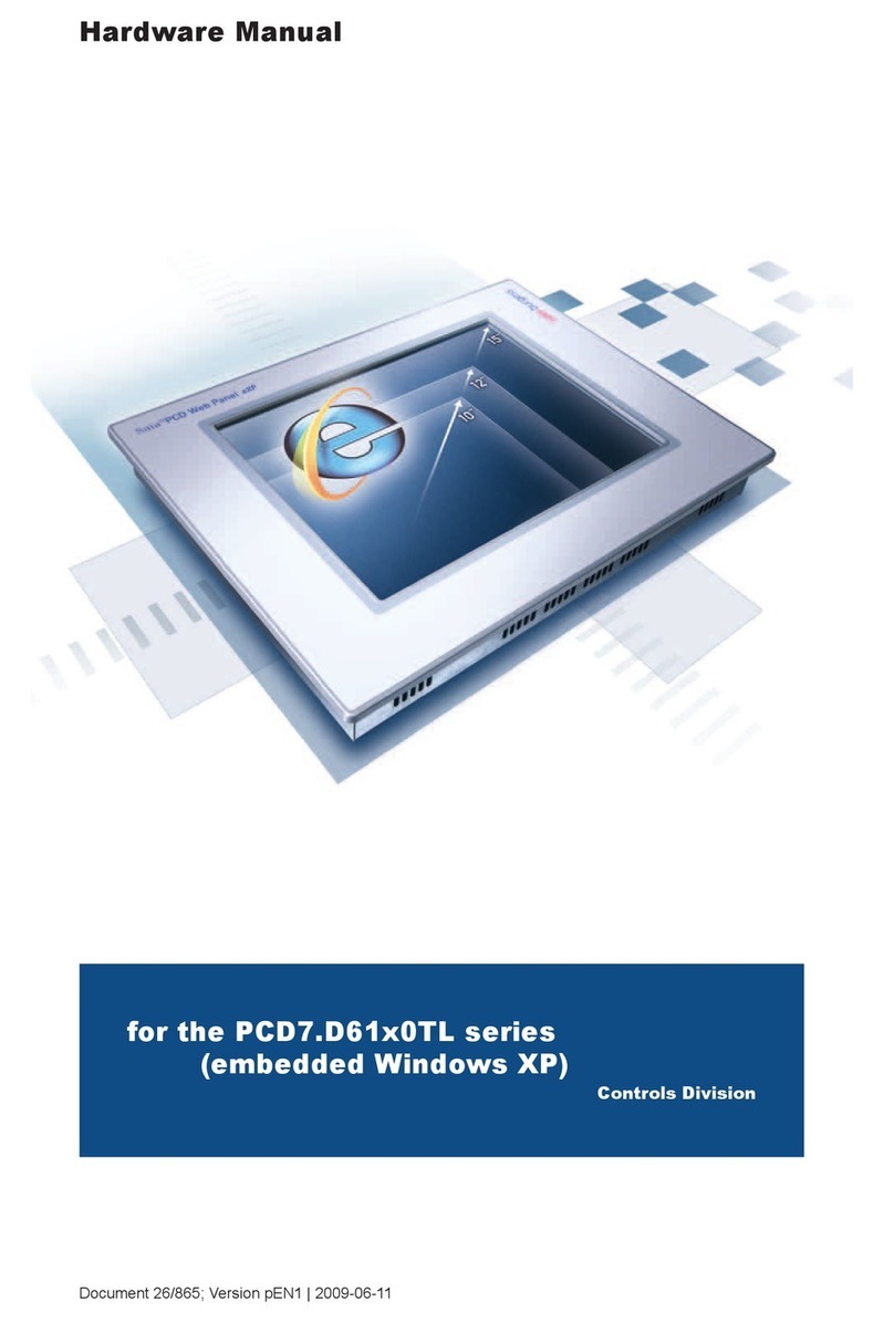 Saia Burgess Controls PCD7.D61 0TL Series Hardware manual