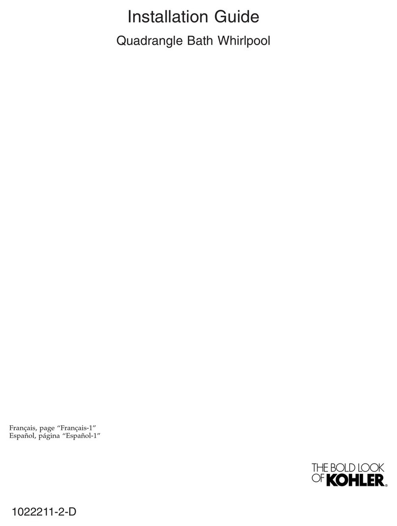 Kohler K-1360 User manual