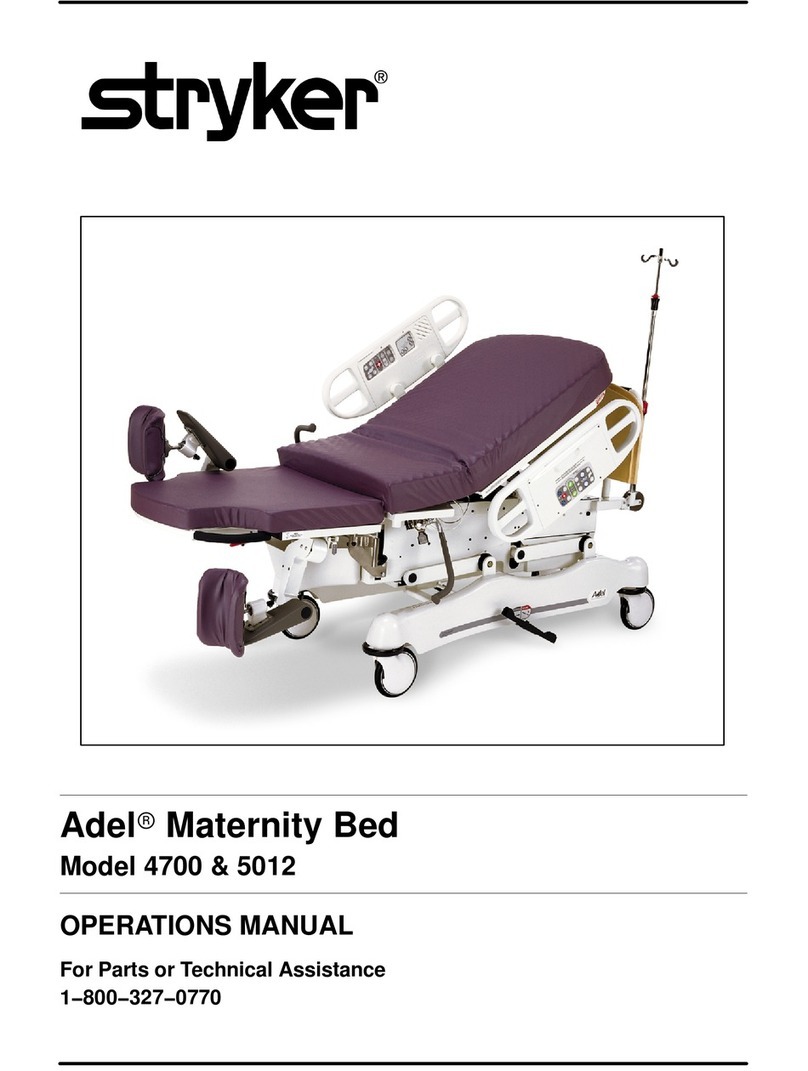 Stryker Adel Maternity Bed Series Operation manual