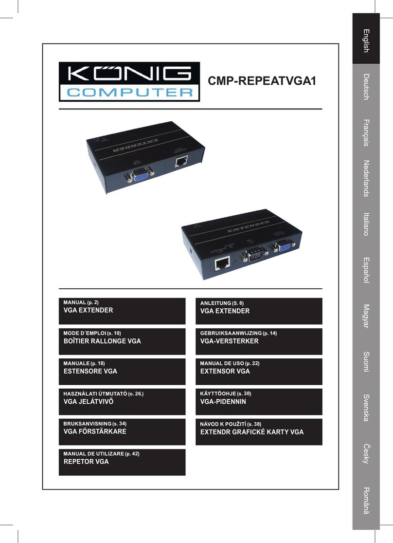Konig CMP-REPEATVGA1 manual