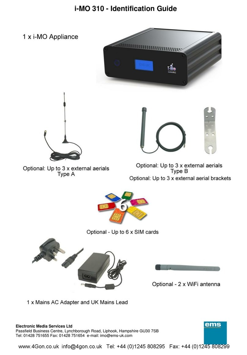EMS i-MO 310 quick start guide