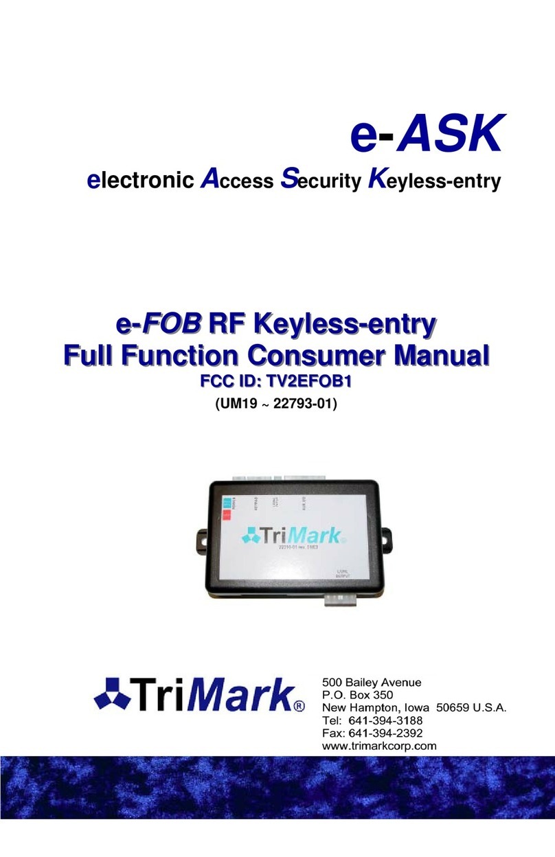TriMark e-FOB Consumers manual