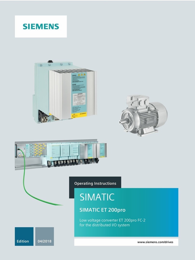 Siemens SIMATIC ET 200pro FC-2 operating instructions