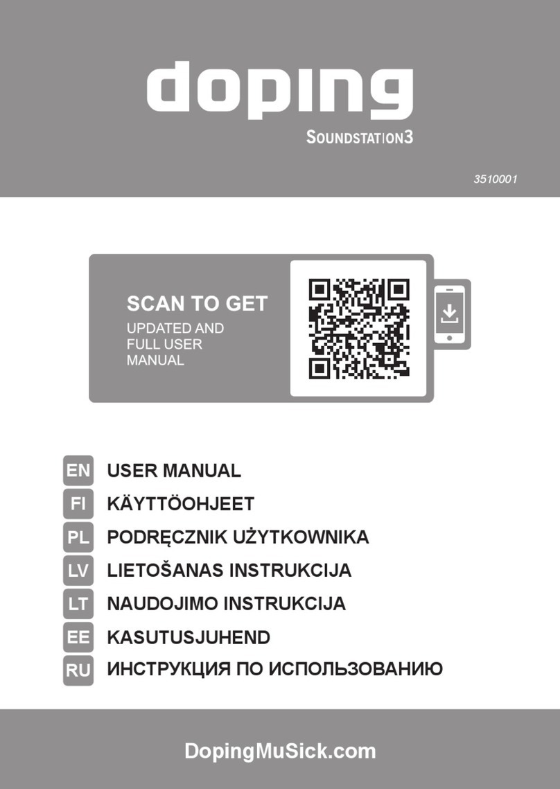 doping Soundstation3 user manual