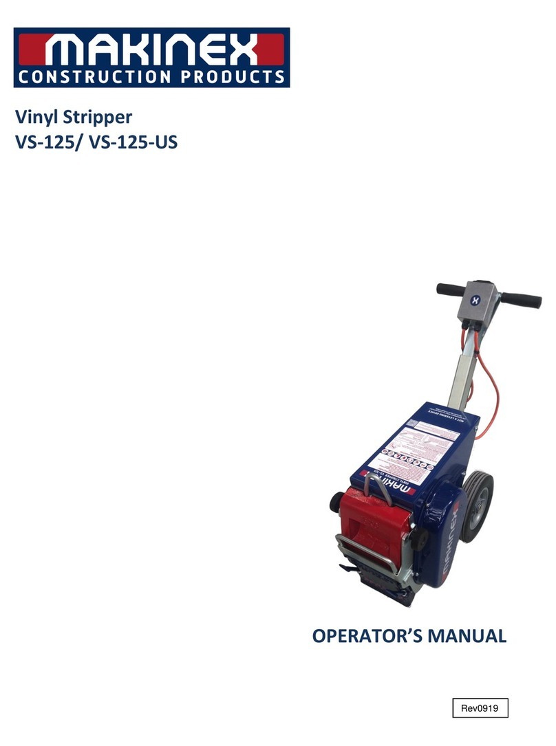 MAKINEX VS-125-US Operator's manual