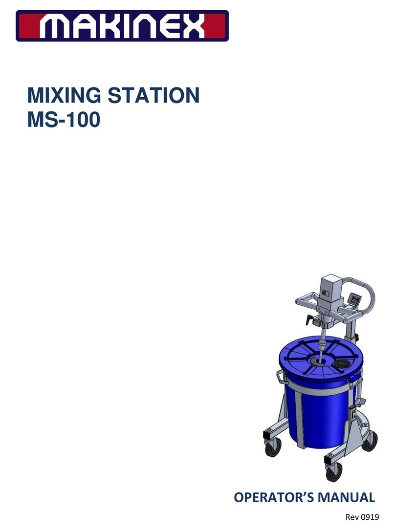 MAKINEX MS-100 Operator's manual