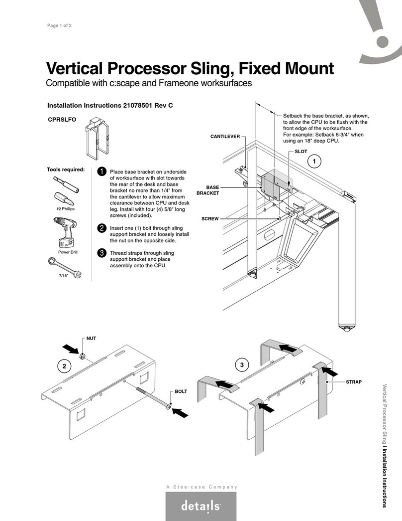 Steelcase CPRSLFO User manual Steelcase CPRSLFO User manual