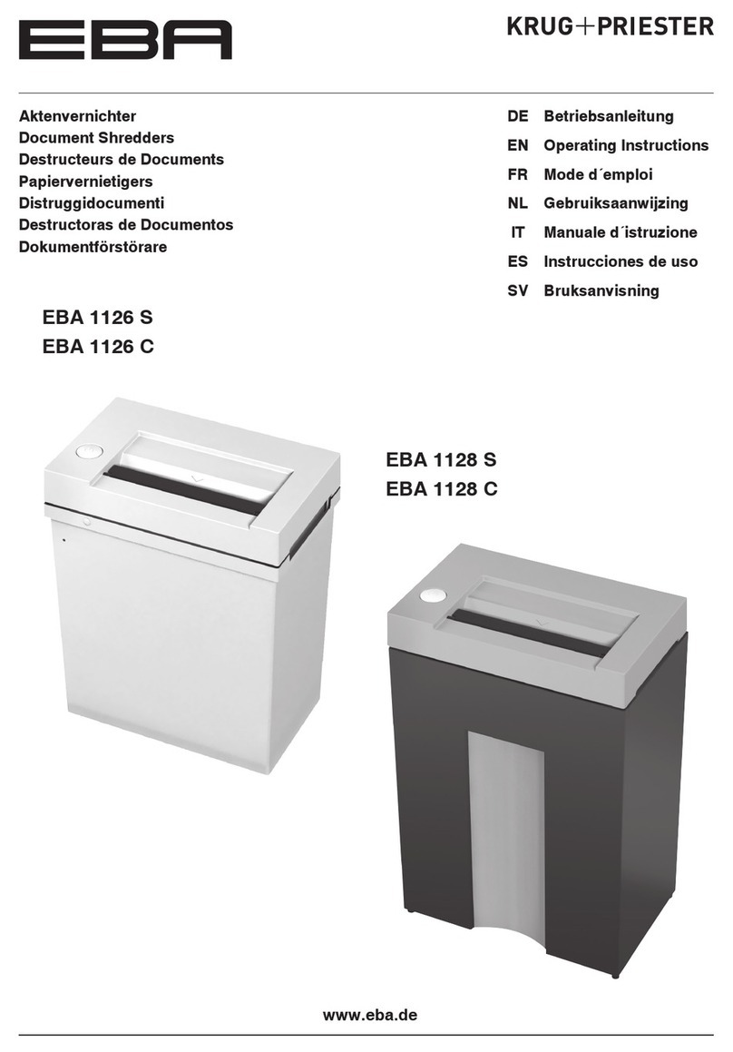 Krug & Priester EBA 1126 S operating instructions
