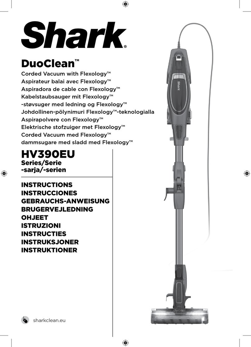 Shark DuoClean Flexology HV390EU Series User manual