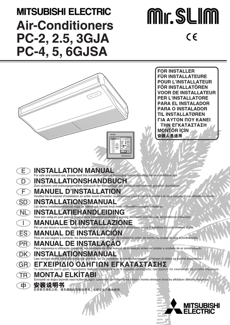 Mitsubishi Electric Mr. SLIM PC-2GJA User manual