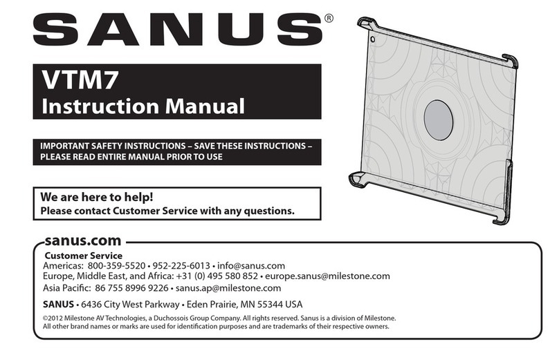 Sanus VTM7 instruction manual