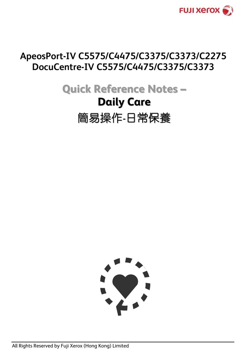 Fuji Xerox C5575 User manual