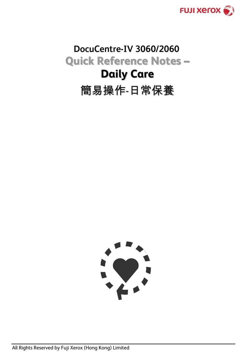 Fuji Xerox DocuCentre-IV 3060 User manual