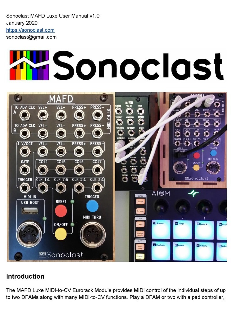 Sonoclast MAFD Luxe user manual