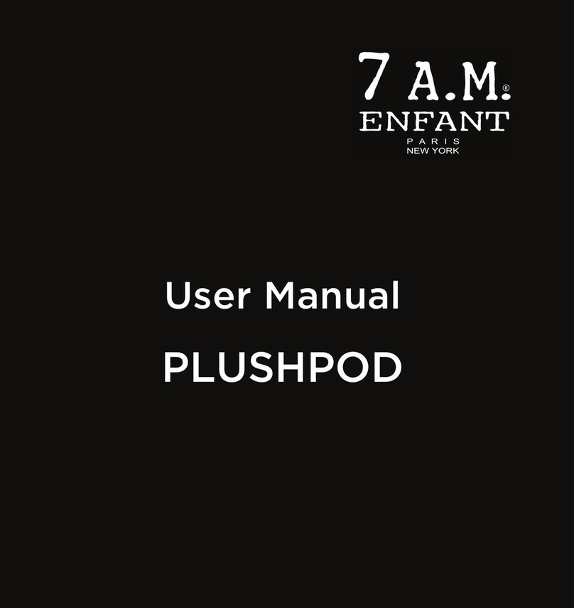 7 A.M. Enfant PLUSHPOD user manual